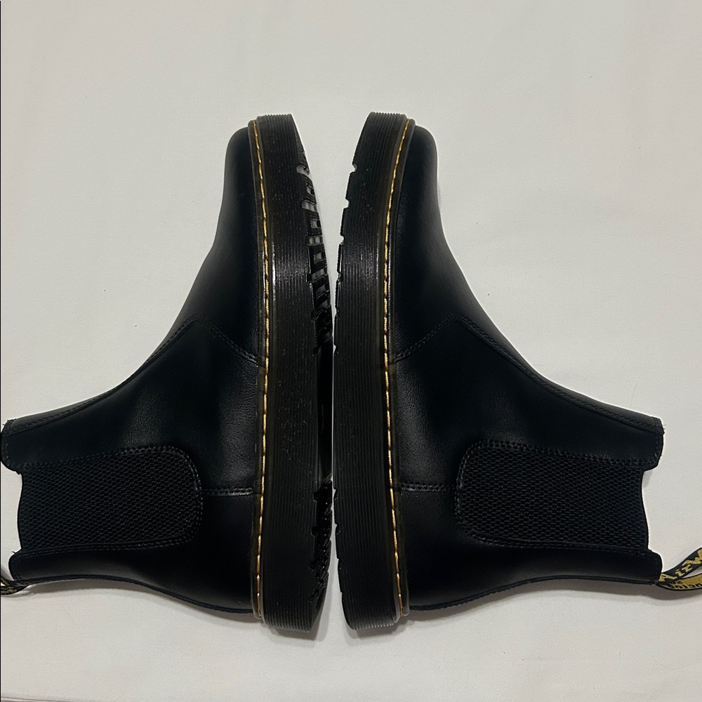 Dr. Martens Dorrian Black Leather Chelsea Boots size 9 New - Picture 5 of 11